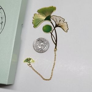 Brand new ginkgo shape bookmark